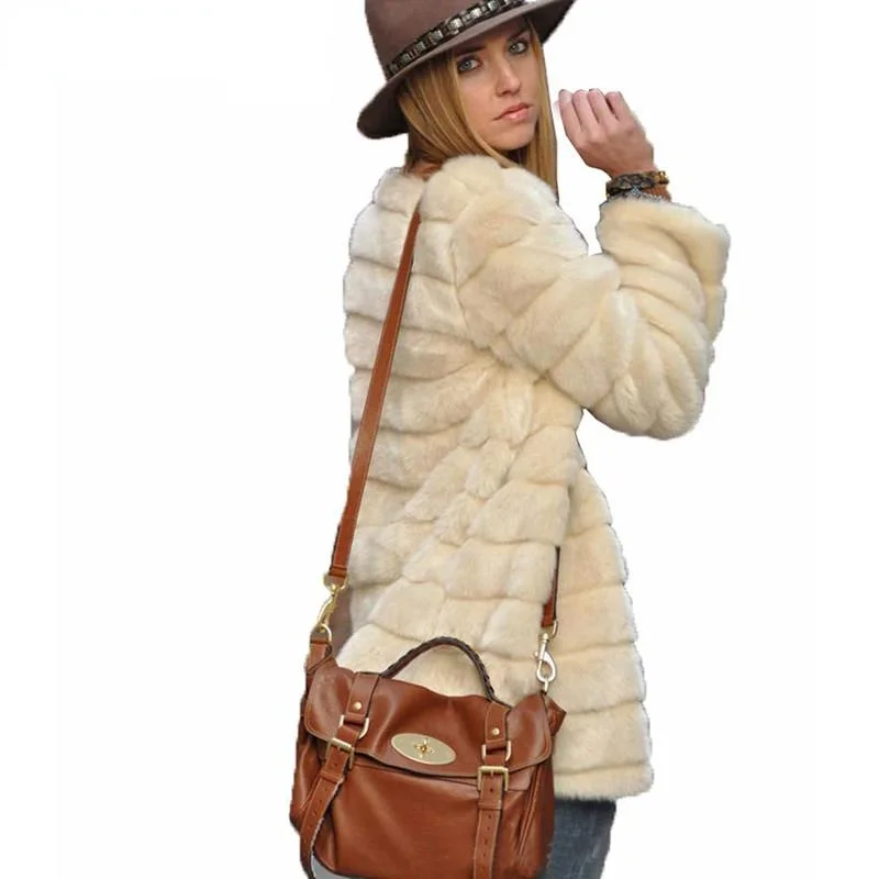 Faux Fur Coat Winter Casual Oversize Fur Jacket Female Thick Warm Overcoat Women Long Sleeve Fashion Teddy Jackets streetwear