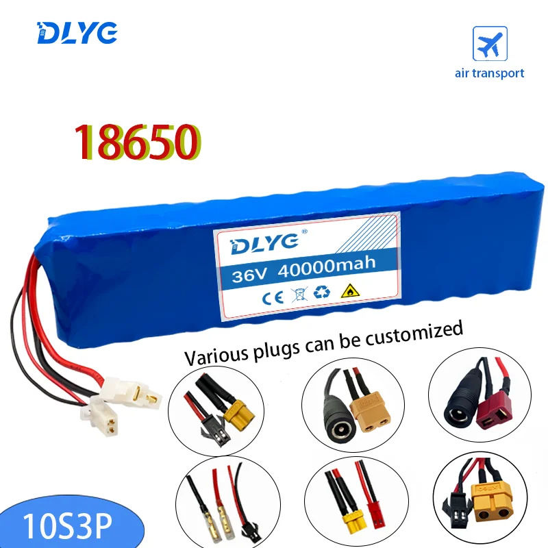 

10S3P 36V 4000MAH 18650 350/500W Lithium Ion Battery Pack for Bicycle, Scooter, Motorcycle and Electric Scooter