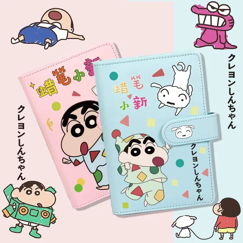 

Kawaii Anime Crayon Shin-chan Notebook Cute Student Hand Account Sticker Message Book Children Diary Book Paintbook Message Book