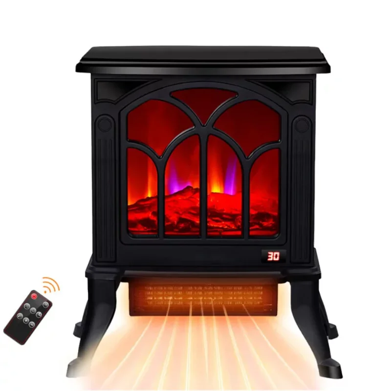 

GIVIMO Electric Fireplace Stoves with 3D Realistic Flame Effect 1500W Indoor Freestanding Stove Heater