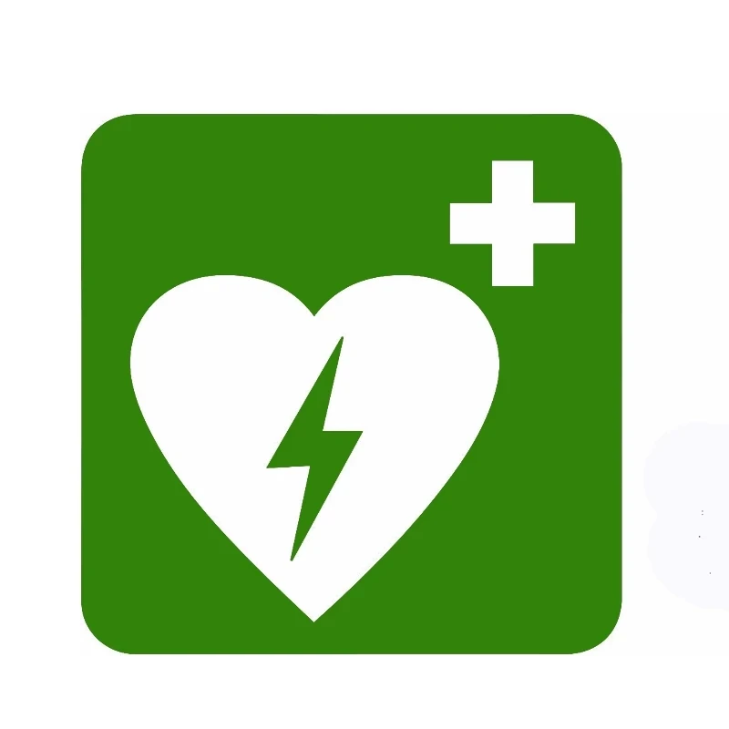 

M1058 # индивидуальный дефибриллятор аварийной помощи и первой помощи, автомобильная наклейка на мотоцикл, ноутбук, Декоративная Виниловая наклейка