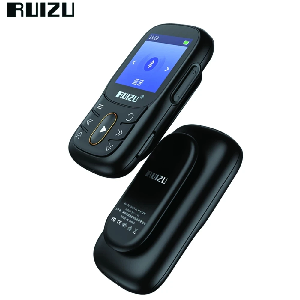 Спортивный MP3-плеер RUIZU X68 с мини-зажимом Bluetooth музыкальный плеер без потерь