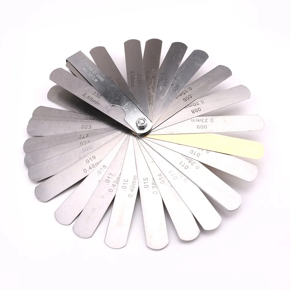 

Feeler Gauge Set 32 Fret Guitar Neck Relief String Height Luthier Tool Guage Stainless Steel Feeler Gauge Luthier Tools
