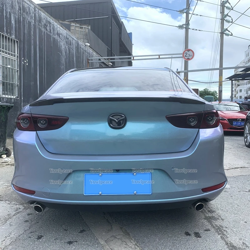 Высококачественный задний спойлер из АБС-пластика для Mazda 3 Axela Sedan 2019 2020 2021