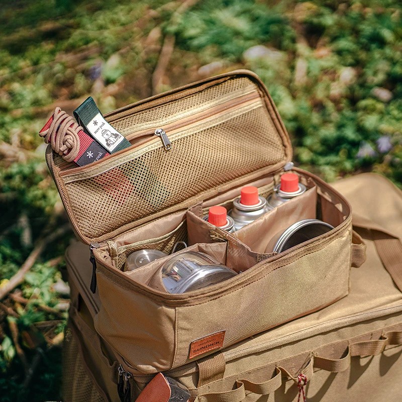 

Mountain Customers outside Cookware Tableware Pot Set Gas Tank Anti-Collision Picnic Bag Storage Bag Picnic Handbag Ice Pack Sma