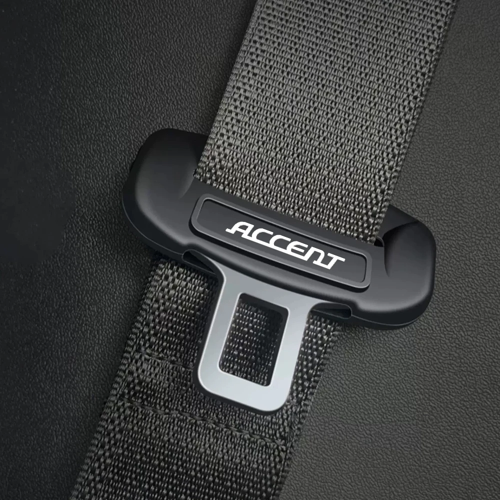 Автомобильные силиконовые чехлы с пряжкой ремня безопасности зажим для Hyundai Accent