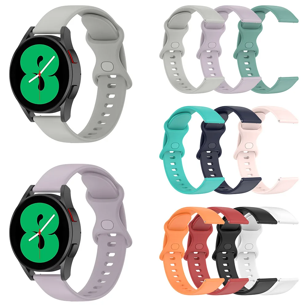 

Watchband For Samsung Galaxy Watch 4/4 Classic 40mm 44mm Smart Watch Men/Women Strap Silicone Sport Bracelet Watch Accessories