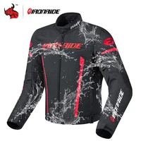 ironride new motorcycle jacket men jaqueta motociclista waterproof riding racing moto protection motocross jacket with linner