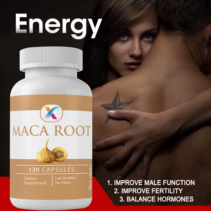 100% Natural Maca Root Extract Supplement-Increase Stamina Maca Concentrate,Extra Strength for Men,Boost Energy,Build Endurance