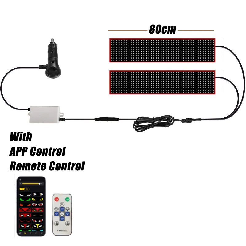 

JXLIGHL светодиодная панель Devil's Eyes 1,2-2 м