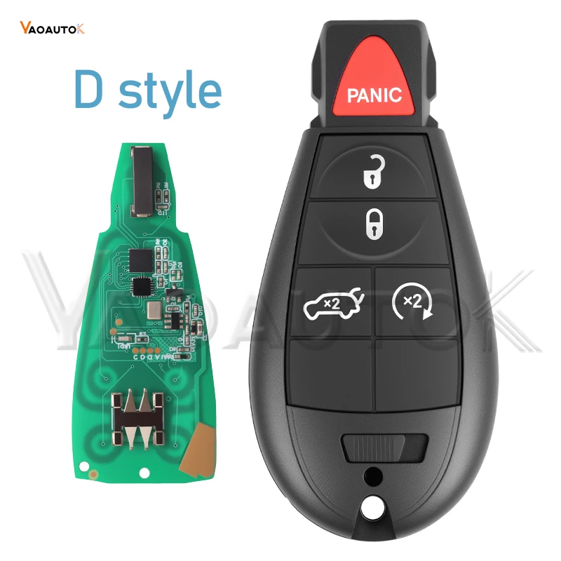 

Половина ключа автомобиля без ключа подходит для Dodge Jeep Chrysler Ram Magnum Commander 300 Voyager Grand Cherokee Caliber Journey Smart Fob 433 МГц