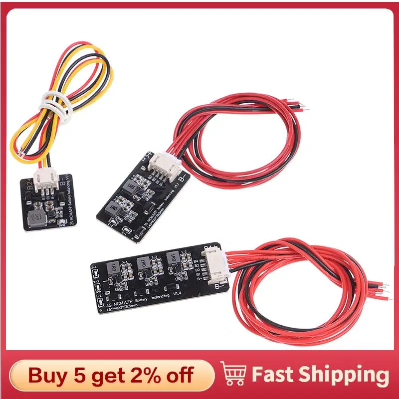 

2S 3S 4S Active Balancer Board 1.2A Lifepo4 Lipo Li-ion Lithium Battery Energy Transfer Equalizer Module Inductive Version