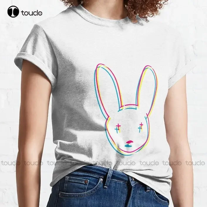 Bad Rabbit Colors Bunny Music T-Shirt Muscle Shirts For Men Fashion Design Casual Tee Tops Hipster Clothes Xs-5Xl New