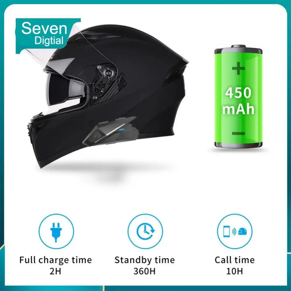 

YZ06 Motorcycle Helmet Head-Mounted Earphone Earphone Motorcycle Helmet Easy To Operate For Android IOS