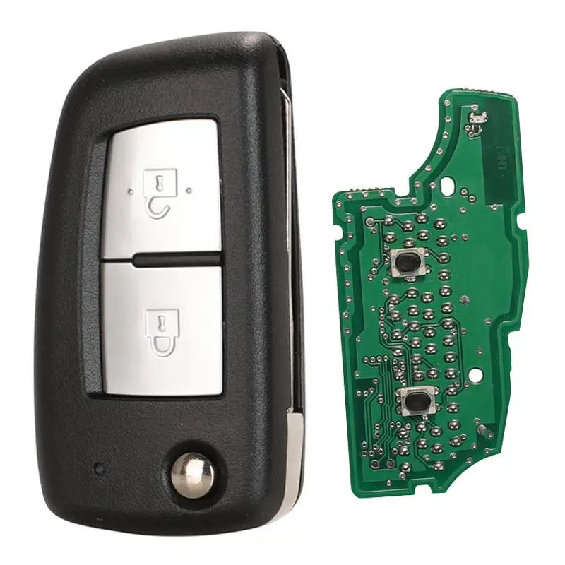 

Пульт дистанционного управления jingyuqin 2/3 кнопки 433 МГц 4A PCF7952E для Nissan Qashqai J11 Pulsar C13 Juke F15 X-Trail T32 Micra CWTWB1G767