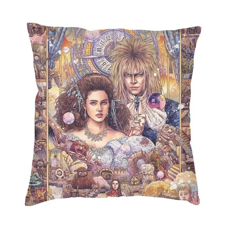 

Роскошные наволочки с изображением сказочного фильма лабиринта, украшение для спальни, наволочка с изображением короля Гоблина