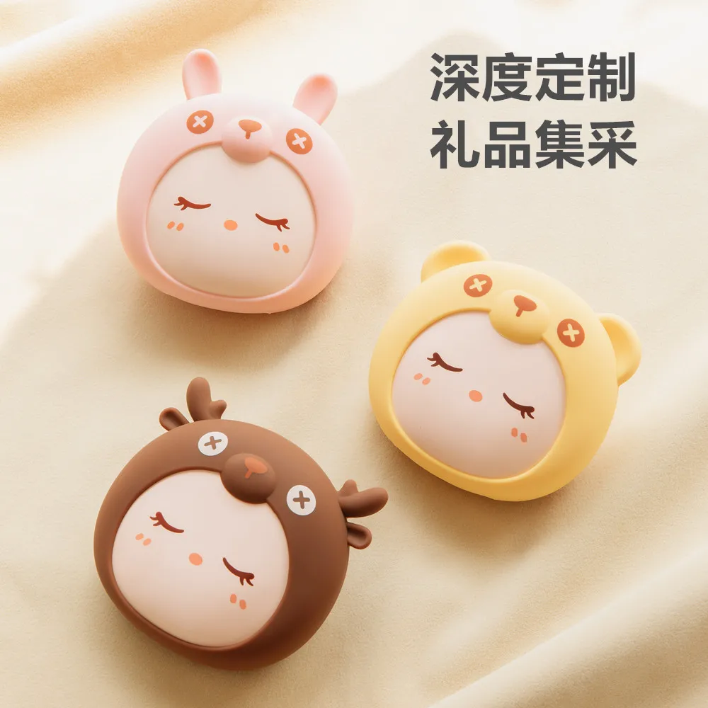 

Winter Warming Products Hand Warmers Available 10000 Mah Cute Cartoon Mini Usb Power Bank 2-In-1 Stove Hand Warmers