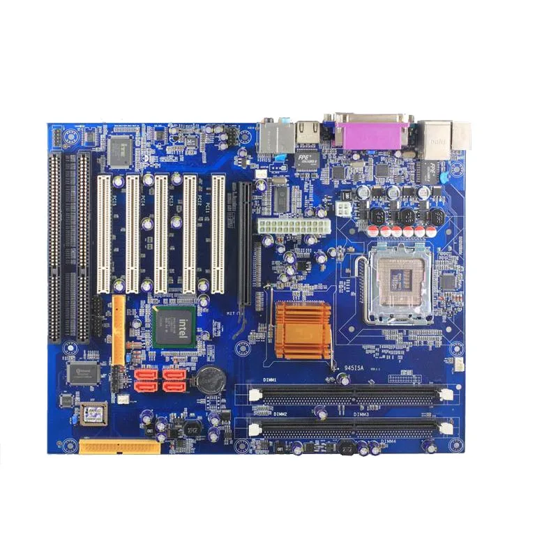 

Server Motherboard ISA 2 ISA and 5 PCI Slots FSB 1333 Motherboard 775 Socket Motherboard 945 chipset with 2 LAN winxp system