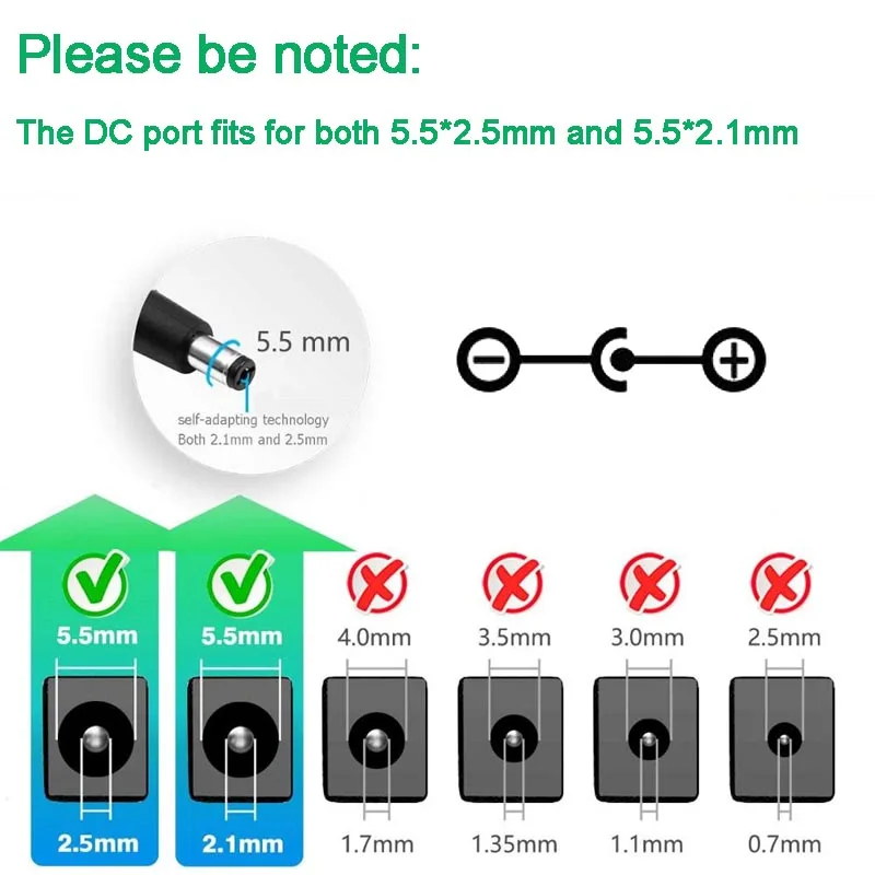 6V, 3A Power Supply Adapter, 5.5x2.1mm Connector