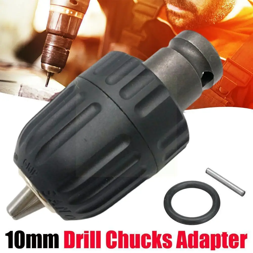 

10/13mm Drill Chuck Adapter Convert Impact Wrench Into 1/2"-20UNF Part Electric Hardware Drill Drill For Impact Tool Y3B3 Y4R0