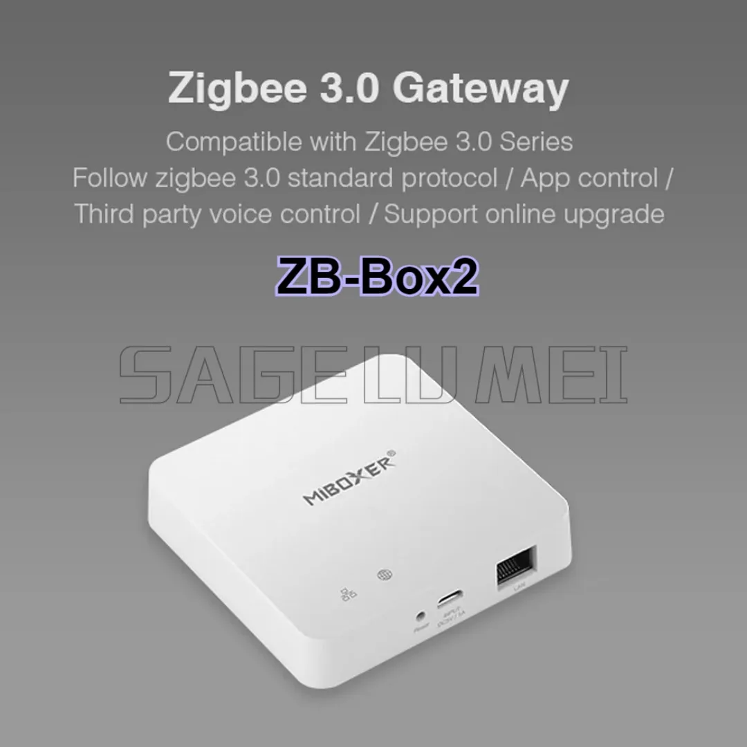 Фото НОВЫЙ ZB-Box2 ZB-BOX3 Проводной шлюз Wi-Fi + Bluetooth + сетка Zigbee3.0 Многомодовый беспроводной шлюз Одно/двухцветный/RGB/RGBW/RGBCCT №2