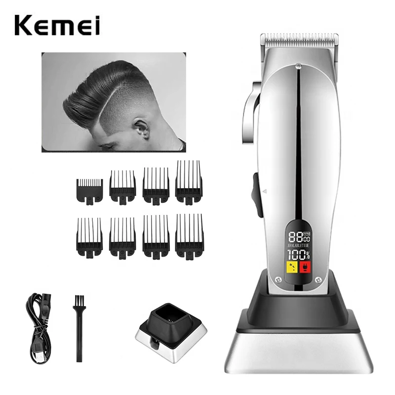 Kemei Cordless Fade Hair Clipper Anders Master Professional 