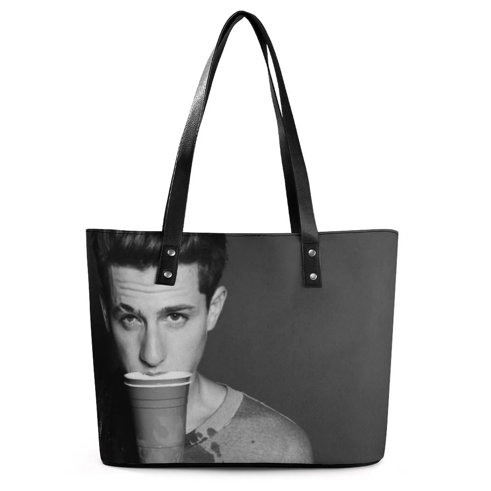 

Дизайнерские сумки для фотографий «Чарли пут», сумка-тоут с художественной чашкой для соблазнительных мужчин, певец, Повседневная сумка на ...