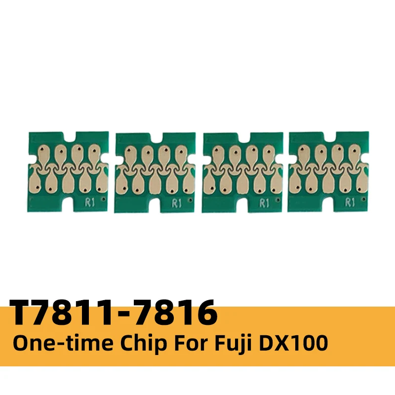 

For Fuji DX100 ink cartridge chip T7811 T7812 T7813 T7814 T7815 T7816 photo studio Fuji color expansion Printer