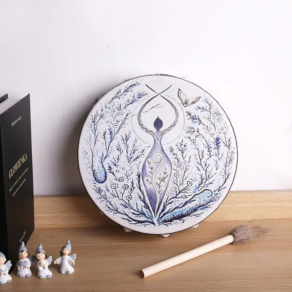 

Барабан шамана ручной работы винтажный барабан Древо жизни Сибирский барабан перкуссионный инструмент сибирское Древо жизни барабан домашний декор