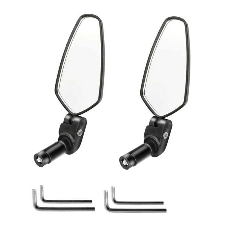

Bicycles Handlebar Rearview Mirror Adjustable Bike Rear View Mirror with Wrench