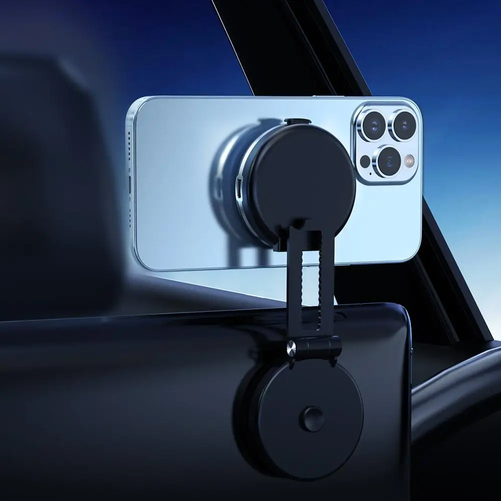 CZ07 Держатель для мобильного телефона с беспроводной зарядкой Магнитная присоска