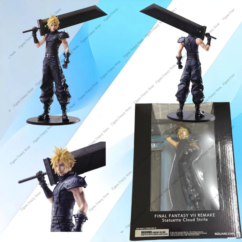 Фото Специальное предложение: В наличии оригинальная фигурка Square Enix ARTS STATIC Remake Cloud Strife, 27 см, коллекционная аниме-фигурка персонажа игры Molin stoc №5