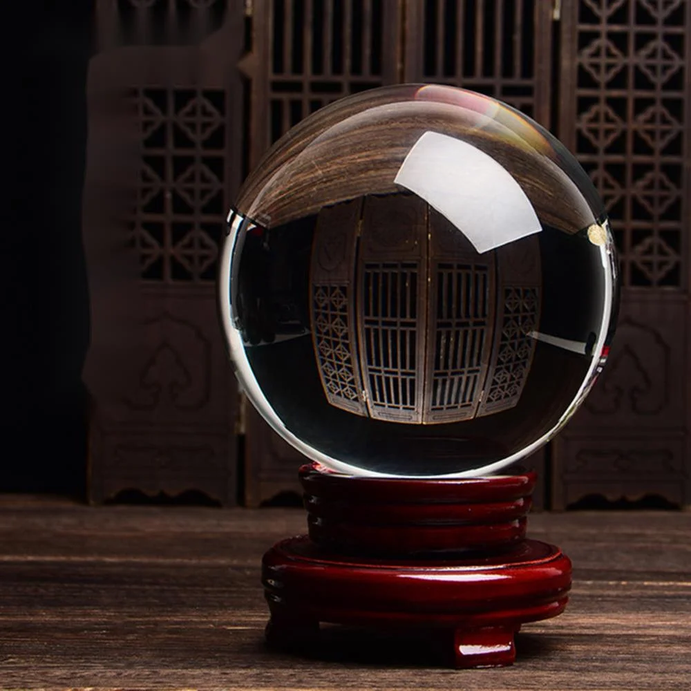 Touch Miss Натуральный Белый Хрустальный Шар Плавка Фэн-Шуй Гостиная Кабинет Вход