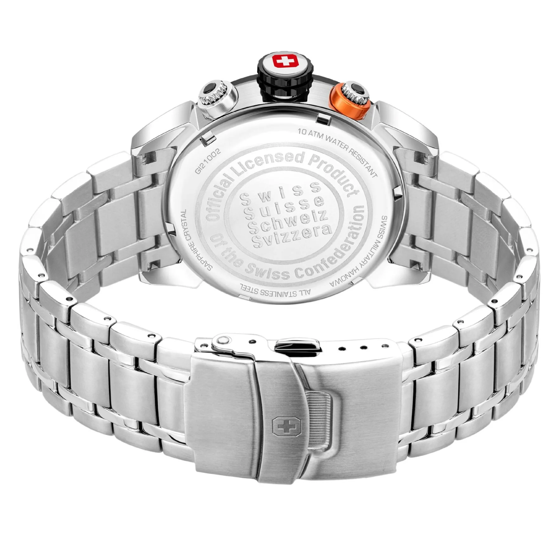 SWISS MILITARY HANOW SMWGI2100271 мужские швейцарские наручные часы с секундомером тахиметром и