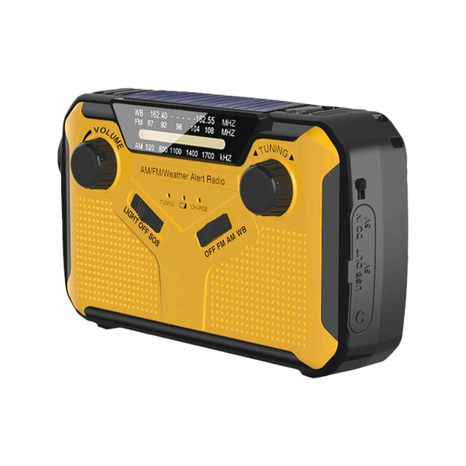 

3000mAh Emergency Radio Solar Hand Crank Emergency Radio For Outdoor Survival Climbing Hiking Power Bank For Cell Phone