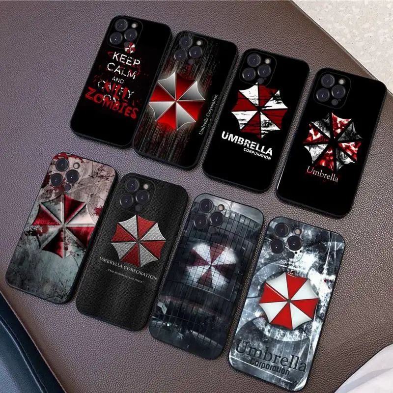 

Umbrella Corporation Phone Case Silicone Soft for iphone 14 13 12 11 Pro Mini XS MAX 8 7 6 Plus X XS XR Cover