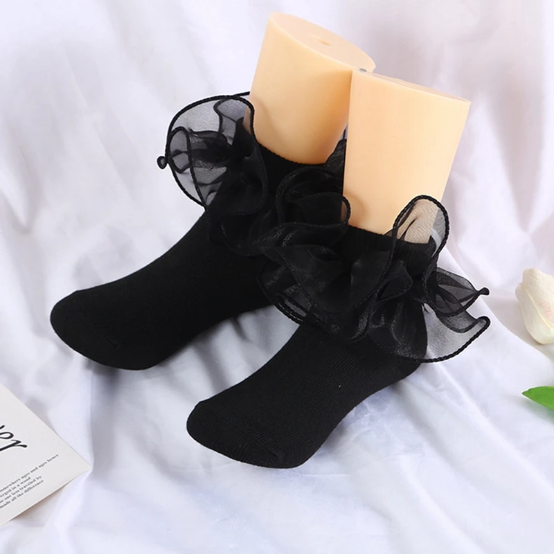 Детские хлопковые носки для девочек