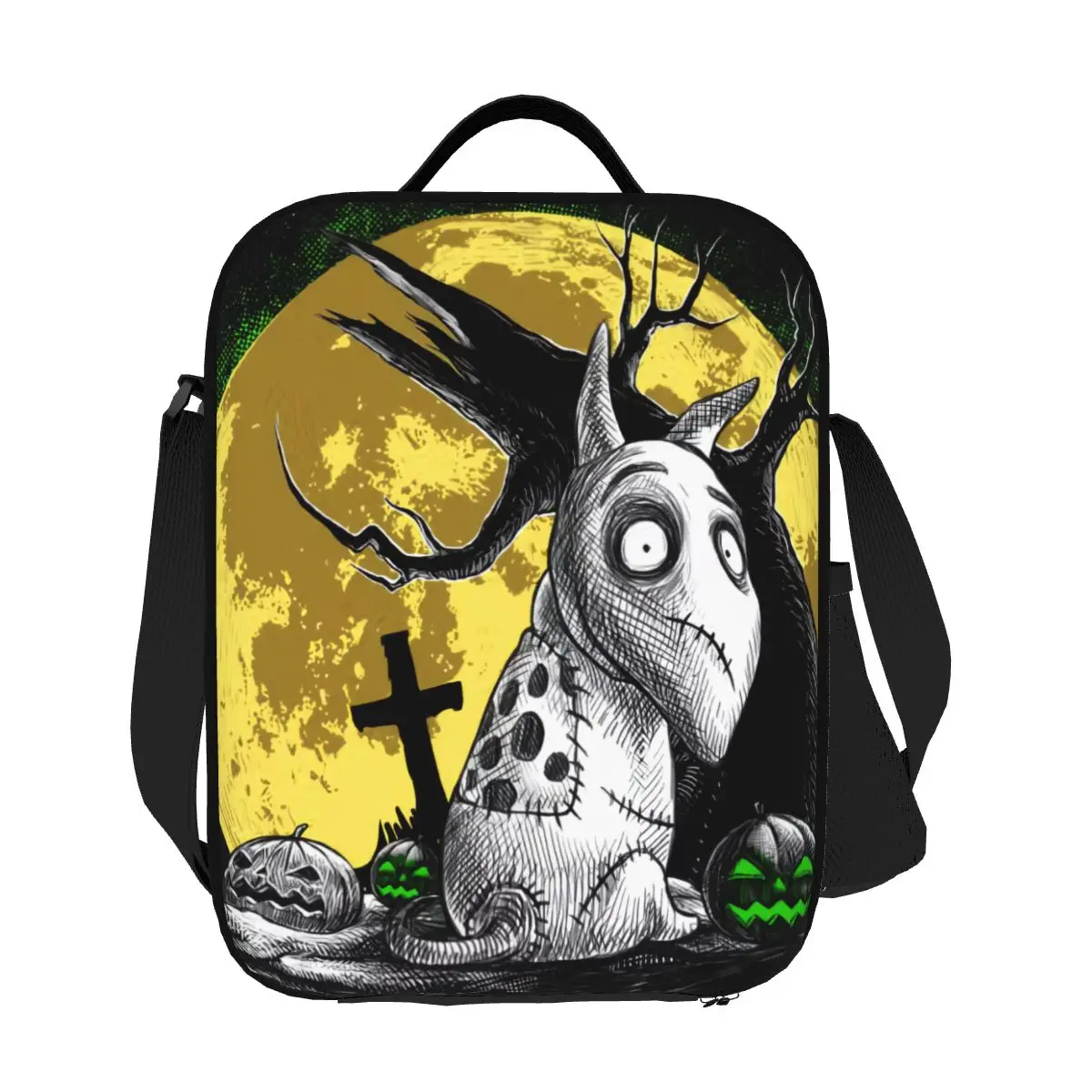 Изготовленный на заказ Хэллоуин французский спальный Ланч-бокс для собак