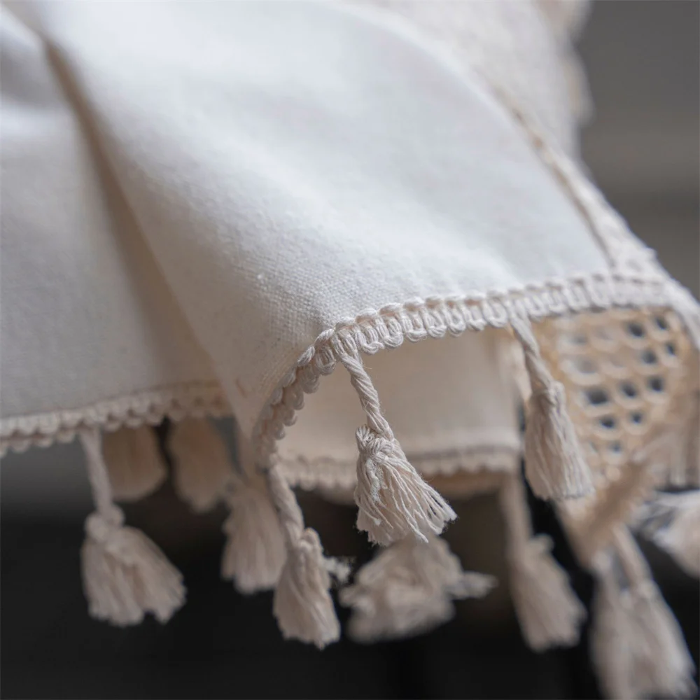 Clochef 1 шт. льняные полузатемняющие шторы в стиле бохо карман для фермерского дома