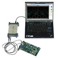 hantek6212be pc based usb oscilloscope 2 channel 200mhz 250mss analog osciloscopio portable
