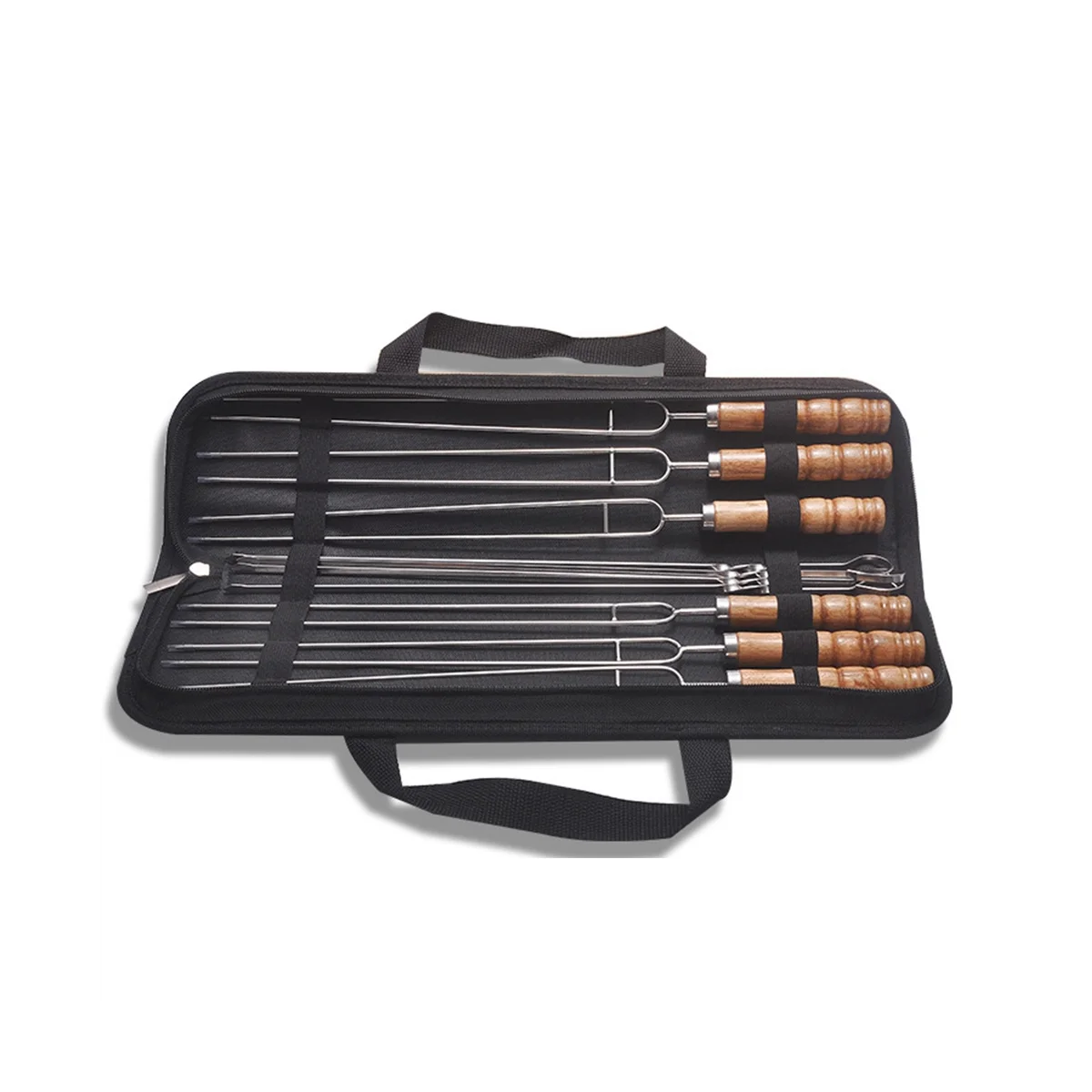 Аксессуары для барбекю из проволоки нержавеющей стали шпажки с деревянной