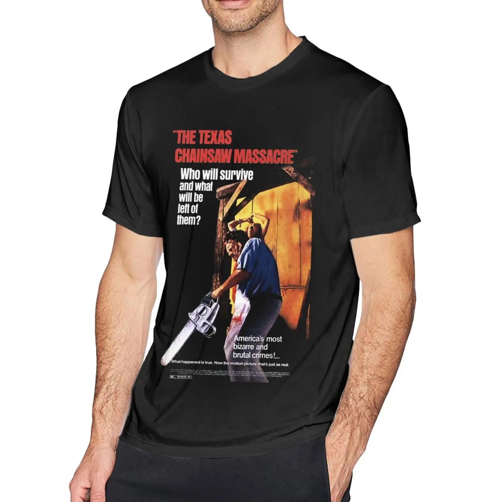 

Мужская футболка The Texas цепная пила бойня V3, графические футболки, графические футболки, футболка, Мужская футболка, мужская одежда