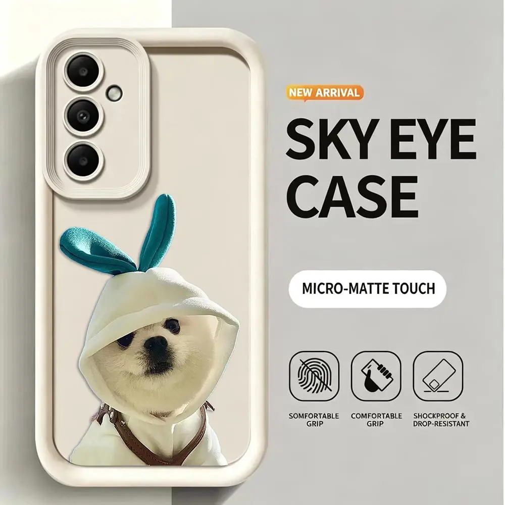 Фото Чехол для телефона VIVO Y400 Y03 Y17S Y19S Y20 Y21 Y22S Y27 Y28 Y35 Y36 Y38 Y39 Y50 Y51 Y72 Y75 Y100 с рисунком животных, забавной собакой №2