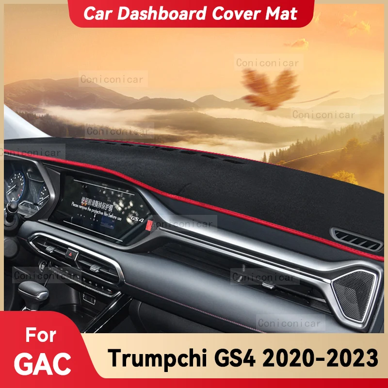 

For GAC Trumpchi GS4 2020-2023 Car Dashboard Cover Mat Sun Shade Pad Avoid Light Mat Instrument Carpet Protection Accessories