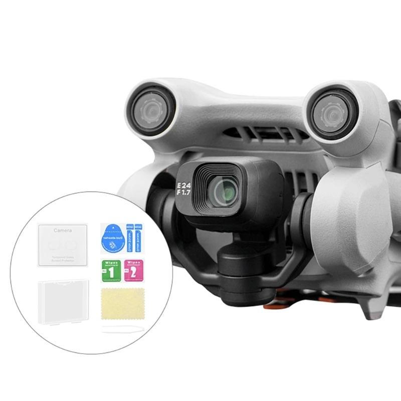 

Lens Protective Film Accessories Set for Mini 3 Pro/Mini 3 Drones Scratch-Resist