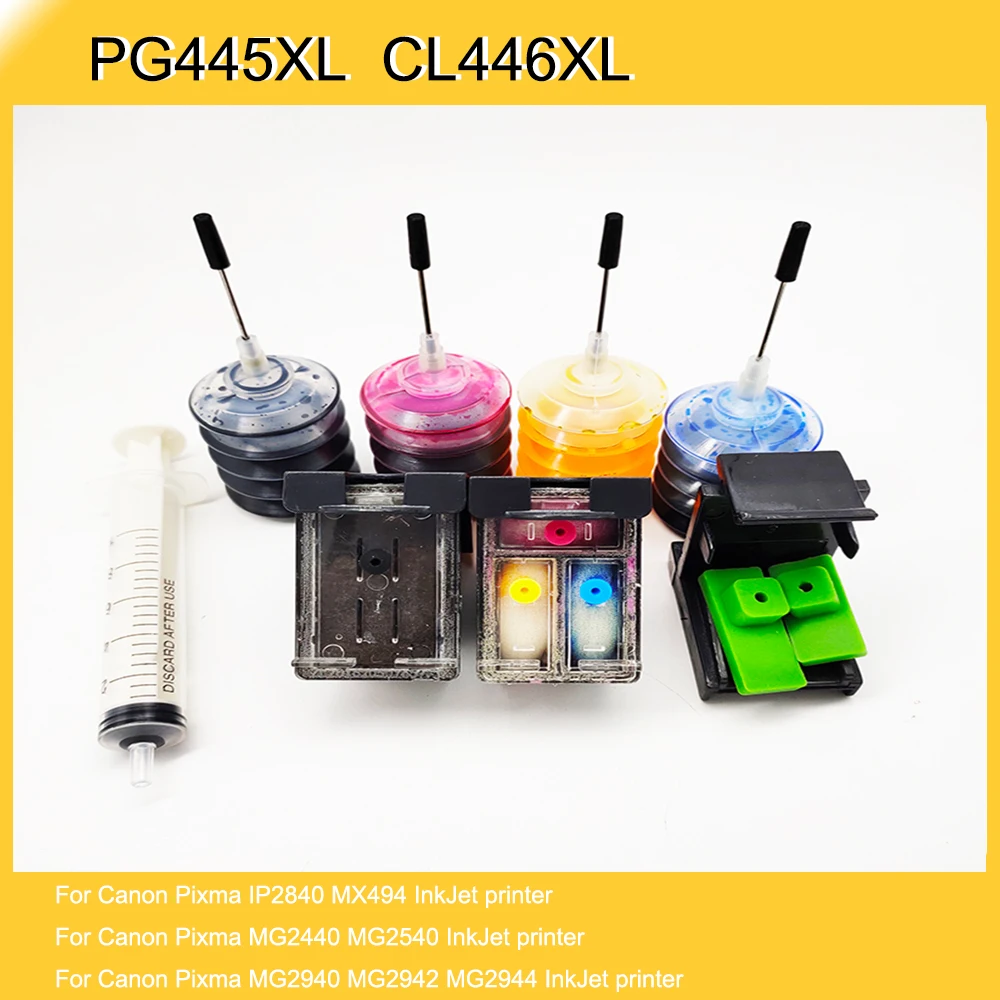 Чернильный картридж для Canon PG 445 CL 446 XL Pixma 2540S 2540 MX494 MG 2440 MG2942 MG2940 MG2944 IP2840