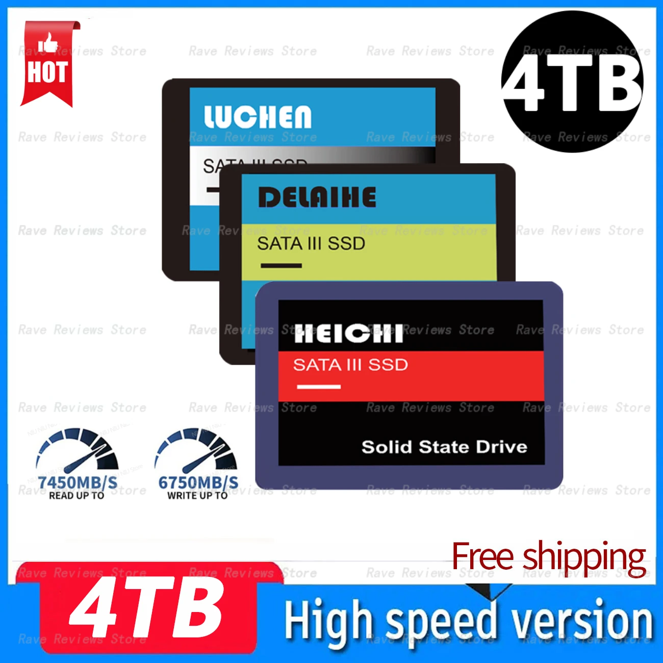 

2023 New SSD 8TB 2TB 1TB 500GB Hard Drive Disk Sata3 2.5 Inch Ssd TLC 500MB/s Internal Solid State Drives for Laptop and Desktop