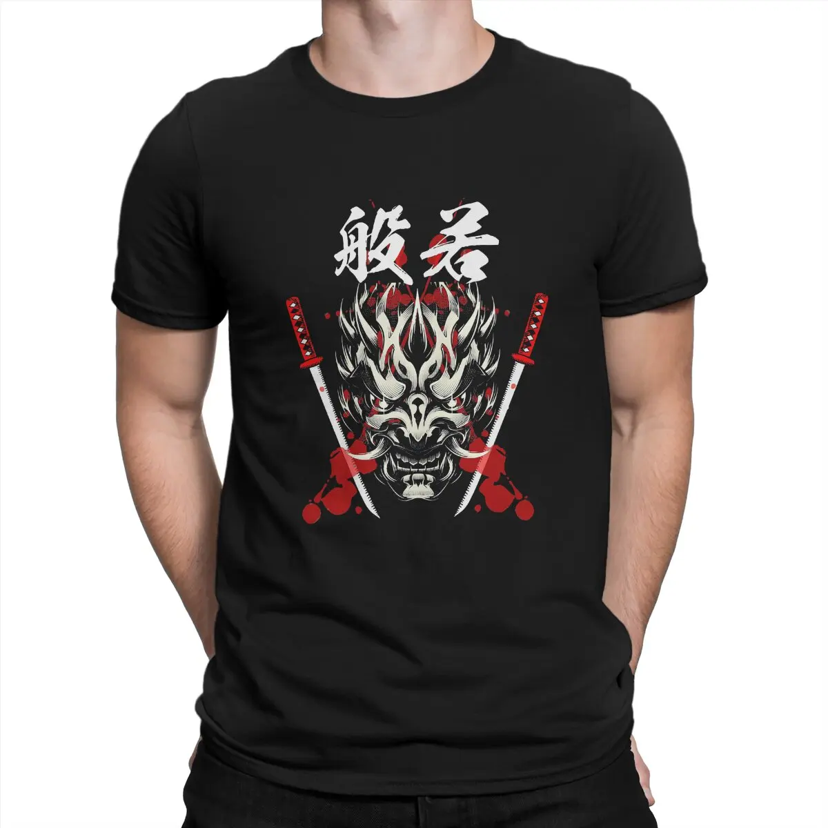 

Japan Demon Tattoo Japanese Hannya Art Premium Tshirt Homme Men's Tees Blusas Polyester T Shirt For Men