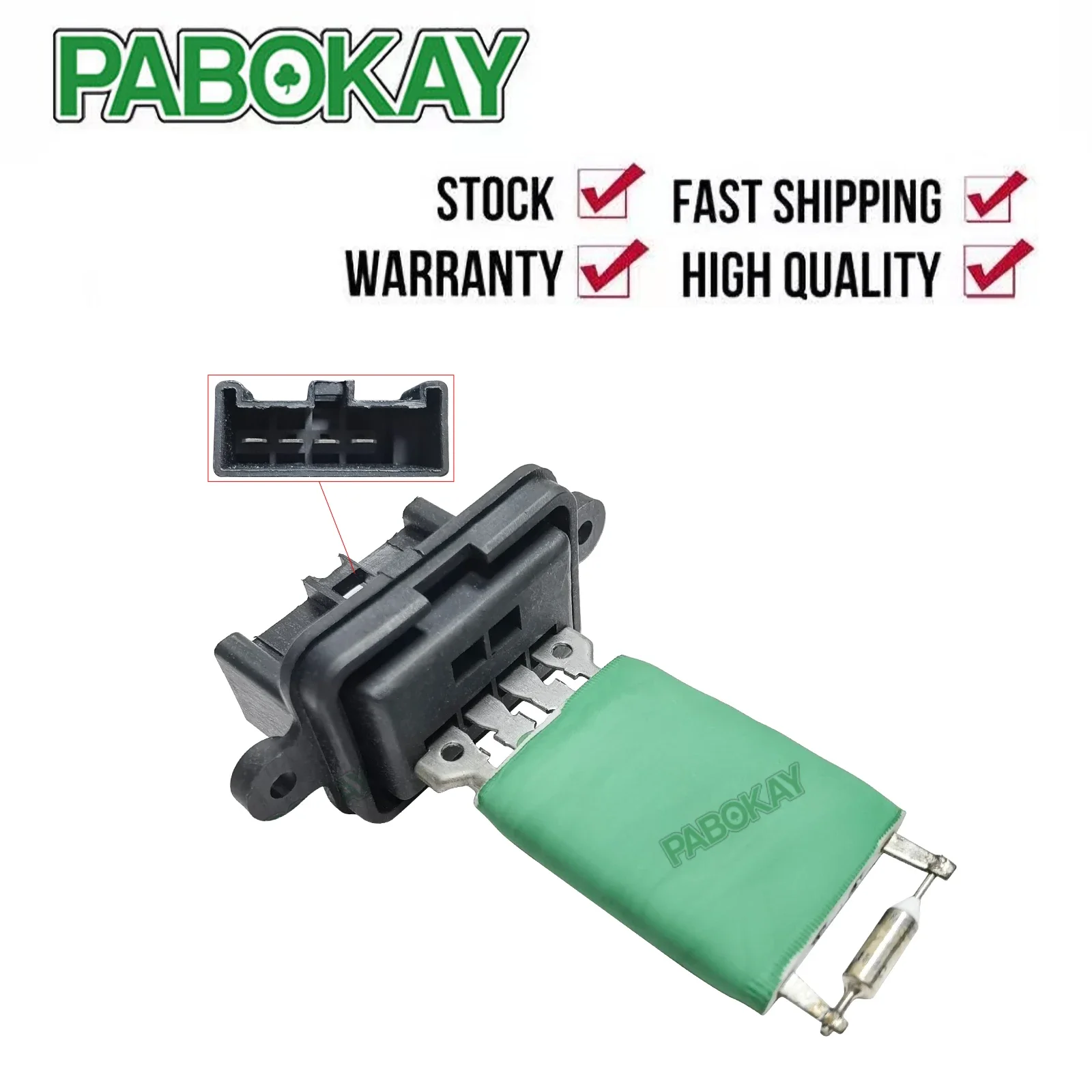 Внутренний резистор вентилятора для FIAT Barchetta Ducato Bus Punto 93-12 46721250 46723712 77364714 7082388 6441CA