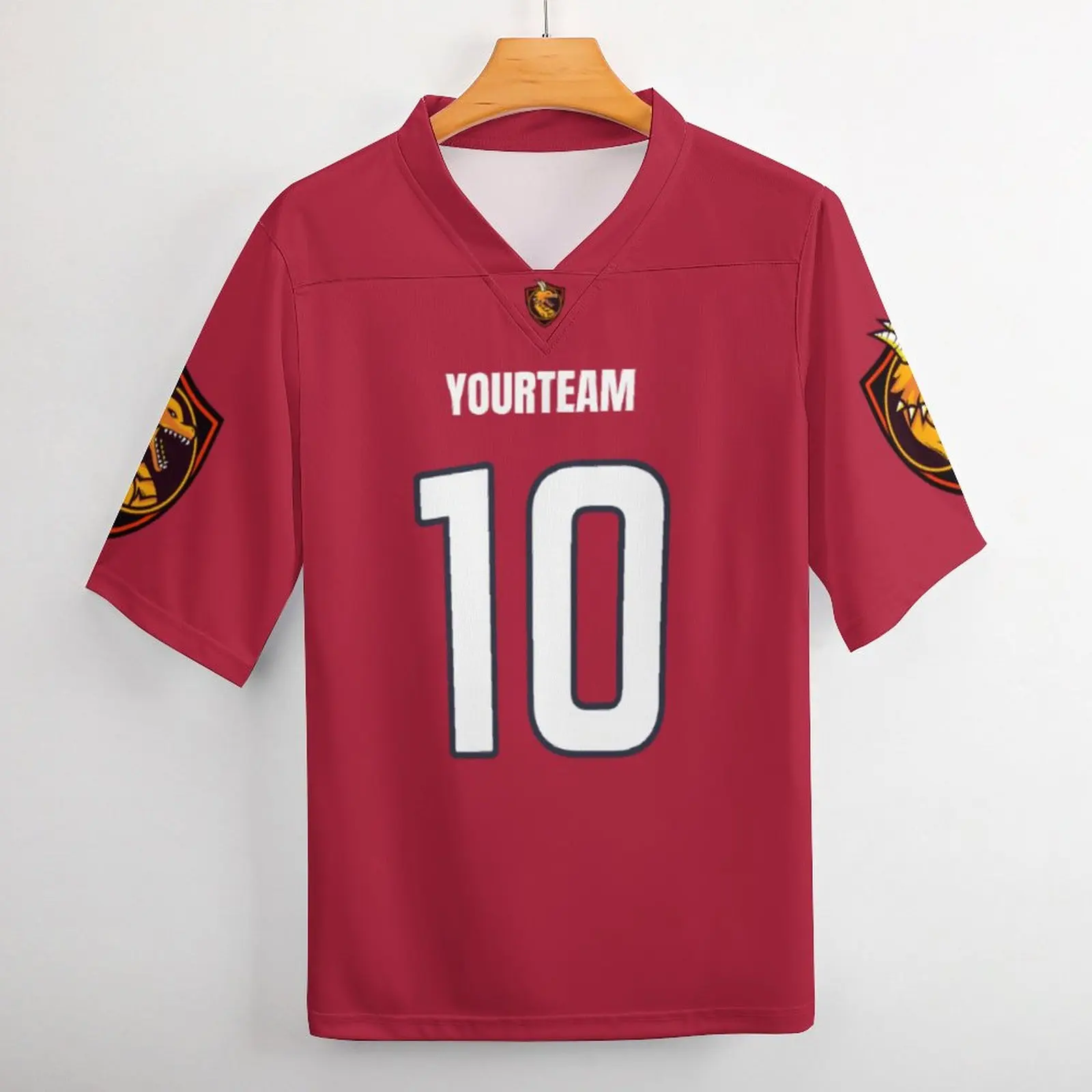 Ваш дизайн хьюстонская футболка для Регби № 10 винтажная модель мужской рубашки